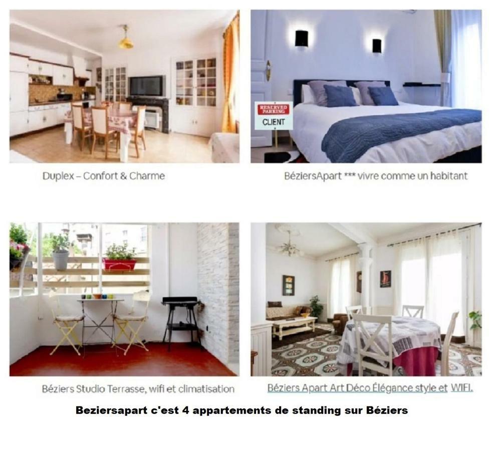 Duplex - Confort & Charme Μπεζιέ Εξωτερικό φωτογραφία